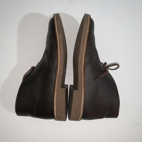 Clarks Bushacre Desert Boots Mens Size 12 Brown Leather Ankle Casual 15522 main image 6
